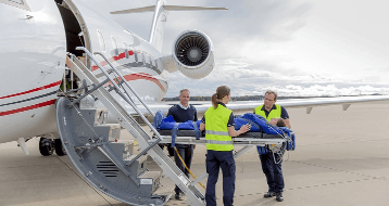 Air ambulance planes